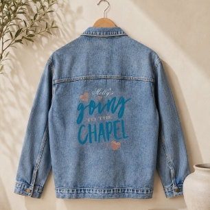 Chaqueta Vaquera Vamos a la Capilla Novia a Punto de Casarse