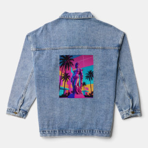 Chaqueta Vaquera Vaporwave Venus Vibes Tee de los años 80