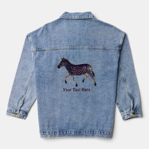 Chaqueta Vaquera Vela perfumada con puntas de polka suave