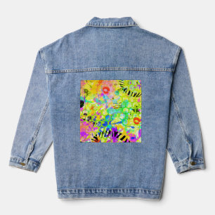 Chaqueta Vaquera Verano de graffiti abstracto 2