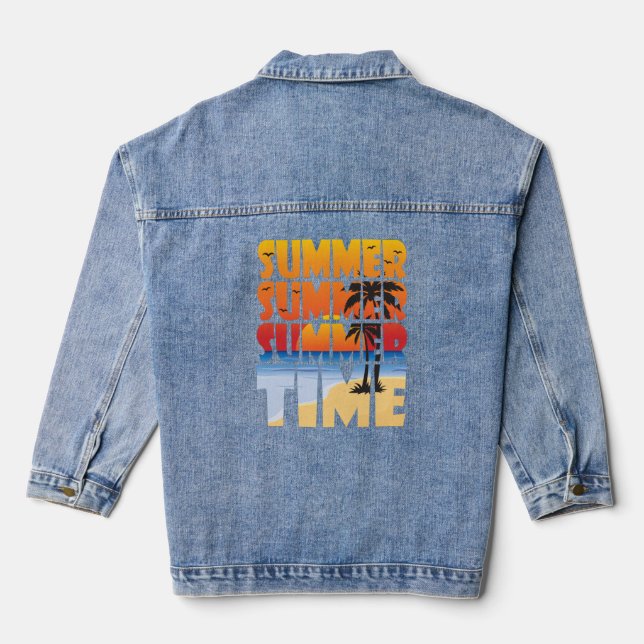 Chaqueta Vaquera ¡Verano verano, hora! Denim Jacket (Reverso )