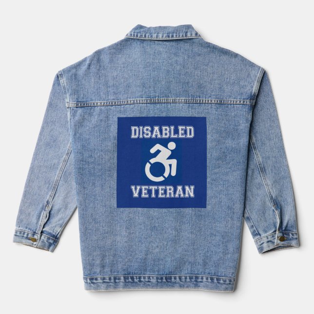 Chaqueta Vaquera Veterano discapacitado (Reverso )
