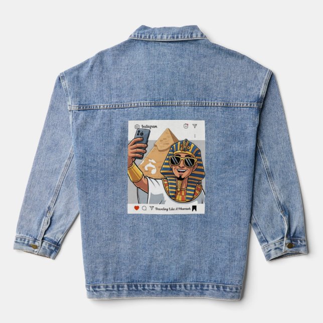 Chaqueta Vaquera Viajando como un Faraón (Reverso )