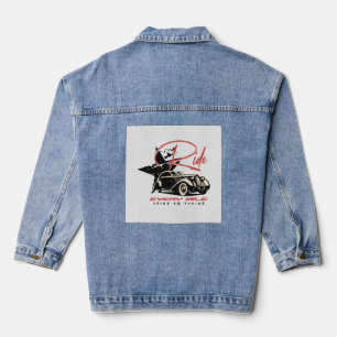 Chaqueta Vaquera Viaje Cada Milla - Coto De Coche Vintage