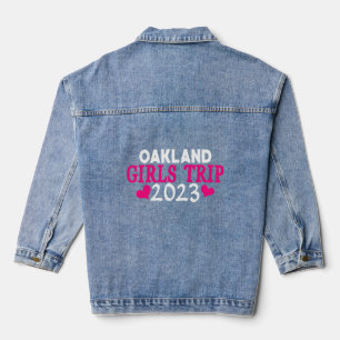 Chaqueta Vaquera Viaje de chicas de Oakland 2023 parte de despedida