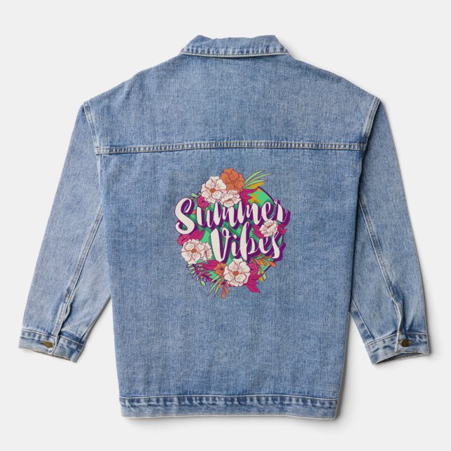 Chaqueta Vaquera Vibes de verano (Reverso )