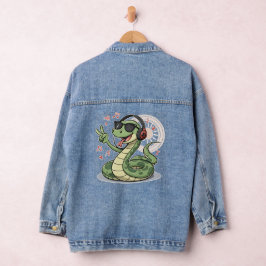Chaqueta Vaquera Vibes musicales de serpientes
