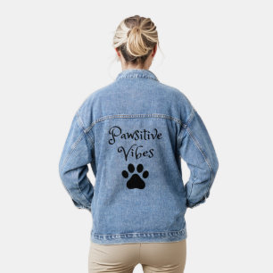 Chaqueta Vaquera Vibes positivas positivas positivas positivas posi