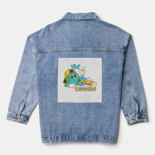 Chaqueta Vaquera Vibra Cara – Diseño de Personaje Retro Genial Tier