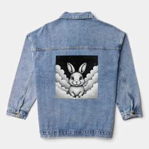 Chaqueta Vaquera Vibraciones del cielo relajante Conejito celestial