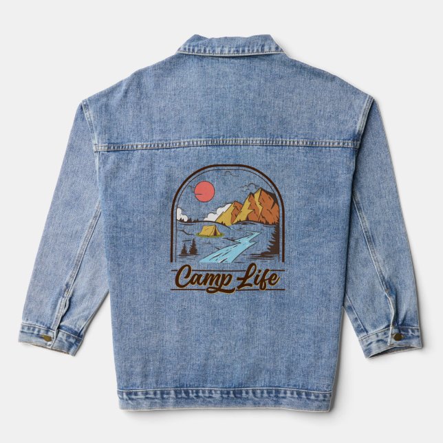 Chaqueta Vaquera Vida en el campamento (Reverso )
