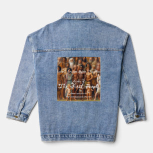 Chaqueta Vaquera Vidas del primer álbum de personas cubren camiseta