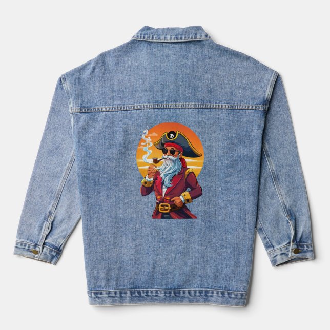 Chaqueta Vaquera Viejo capitán pirata (Reverso )
