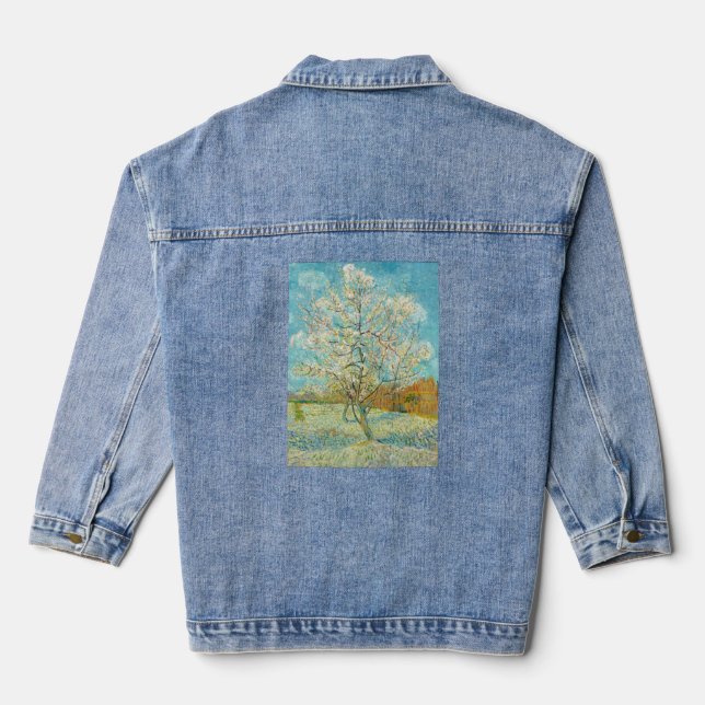 Chaqueta Vaquera Vincent van Gogh - Árbol rosa en flor (Reverso )