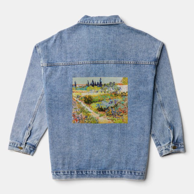 Chaqueta Vaquera Vincent van Gogh - Jardín de Arles (Reverso )