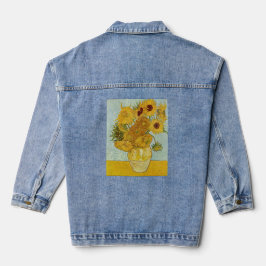 Chaqueta Vaquera Vincent Van Gogh - Vase con doce girasoles