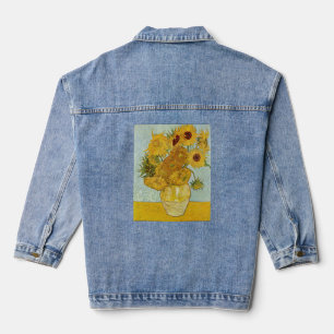 Chaqueta Vaquera Vincent Van Gogh - Vase con doce girasoles