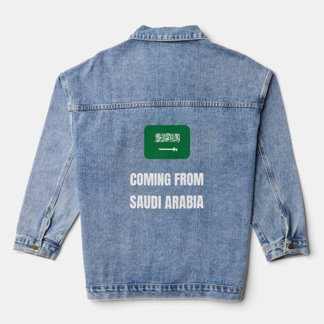 Chaqueta Vaquera Viniendo de Arabia Saudita (Reverso )
