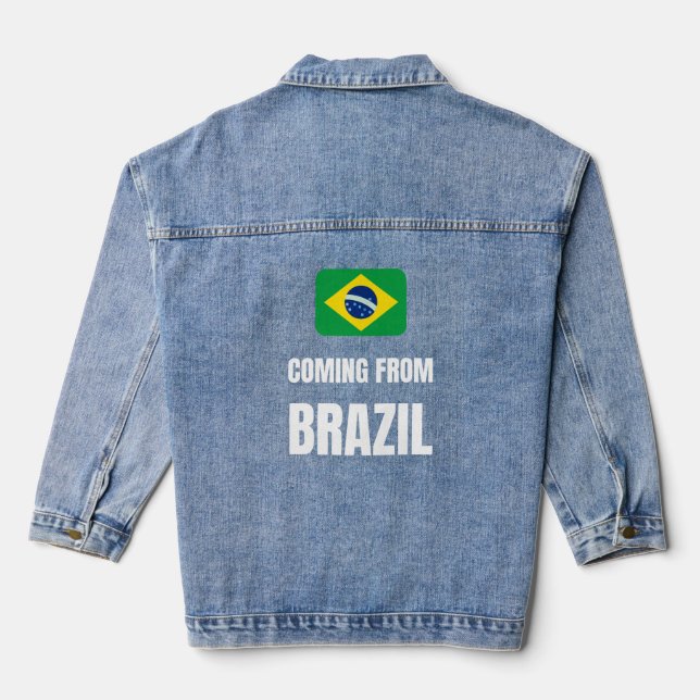 Chaqueta Vaquera Viniendo de Brasil (Reverso )