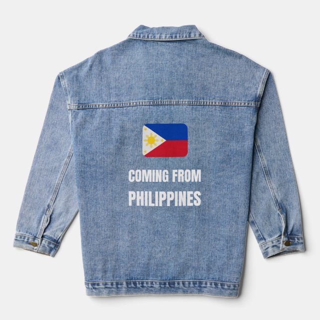 Chaqueta Vaquera Viniendo de Filipinas (Reverso )