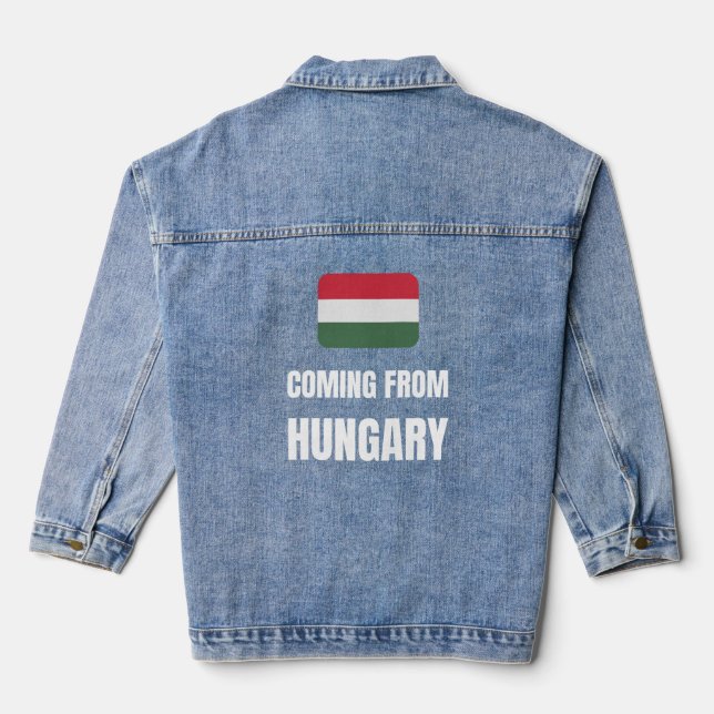 Chaqueta Vaquera Viniendo de Hungría (Reverso )