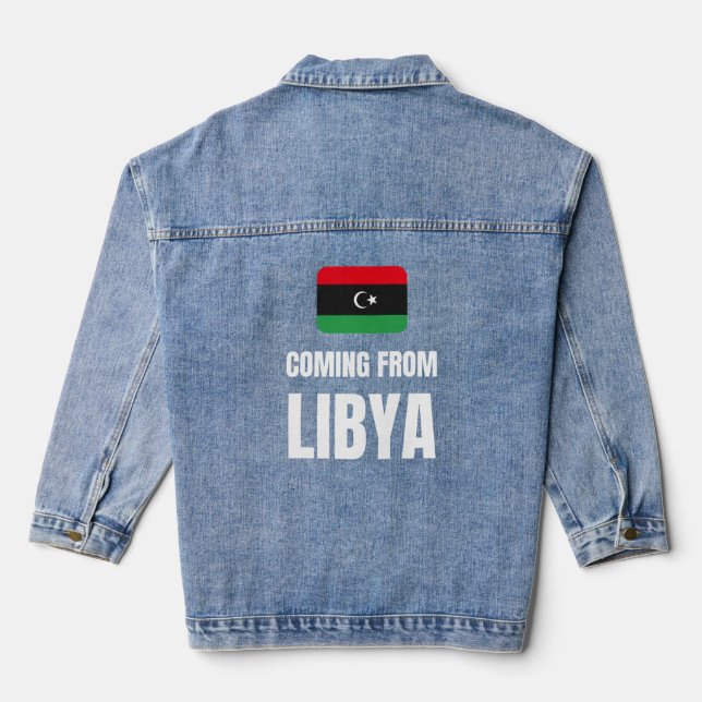 Chaqueta Vaquera Viniendo de Libia (Reverso )