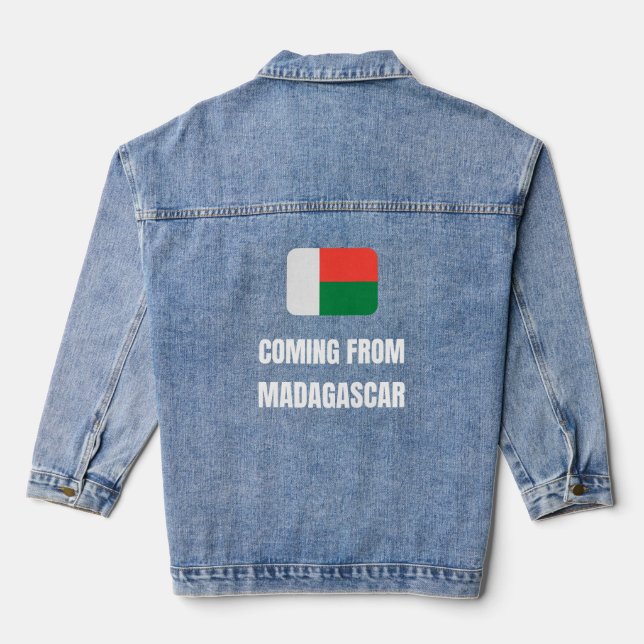 Chaqueta Vaquera Viniendo de Madagascar (Reverso )