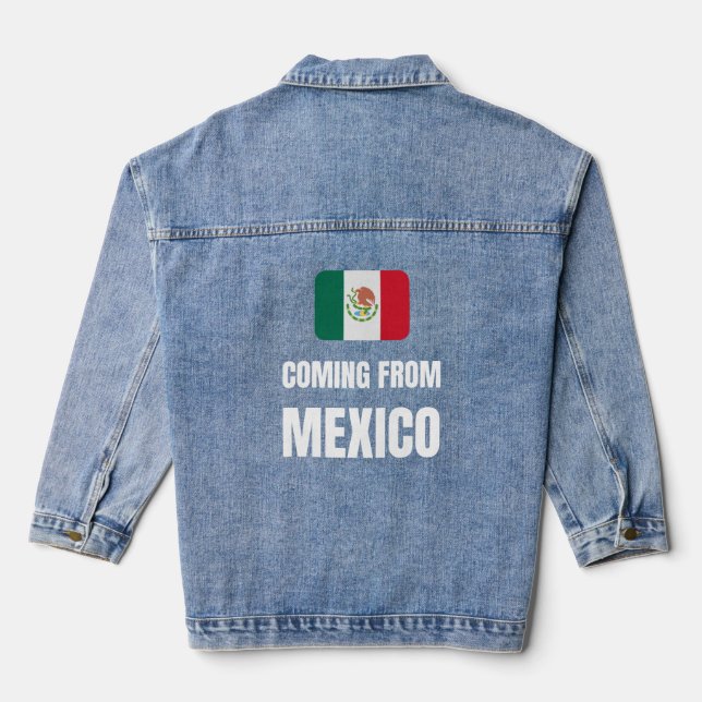 Chaqueta Vaquera Viniendo de México (Reverso )