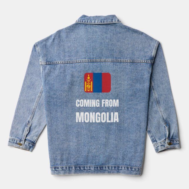 Chaqueta Vaquera Viniendo de Mongolia (Reverso )