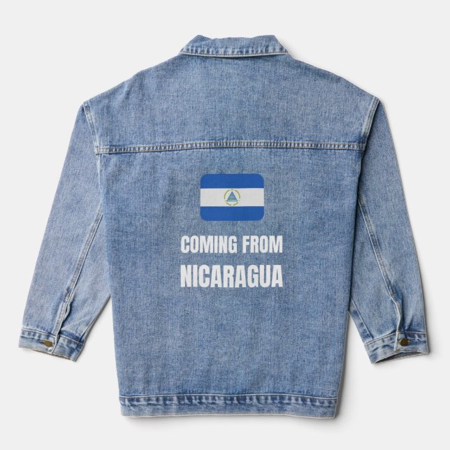 Chaqueta Vaquera Viniendo de Nicaragua (Reverso )