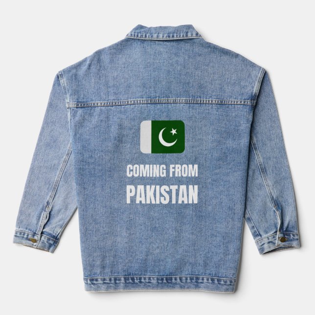 Chaqueta Vaquera Viniendo de Pakistán (Reverso )