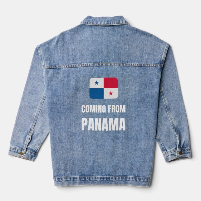 Chaqueta Vaquera Viniendo de Panamá (Reverso )