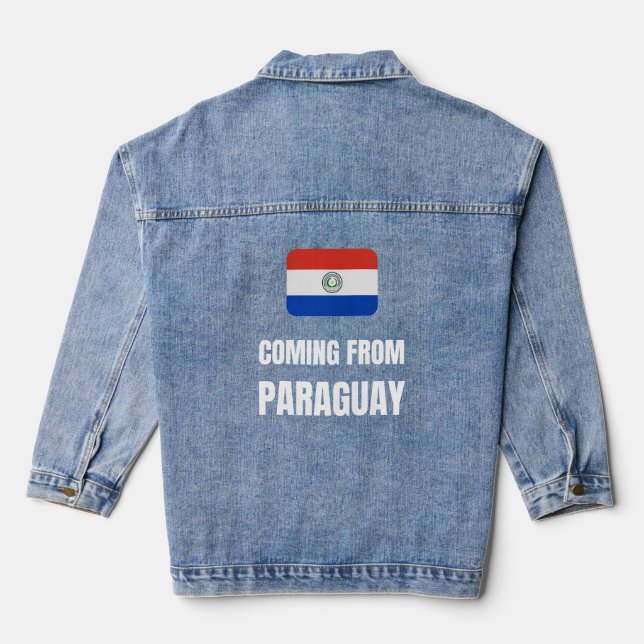 Chaqueta Vaquera Viniendo de Paraguay (Reverso )