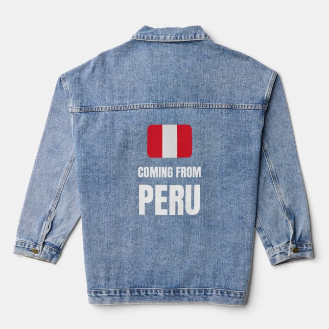 Chaqueta Vaquera Viniendo de Perú (Reverso )