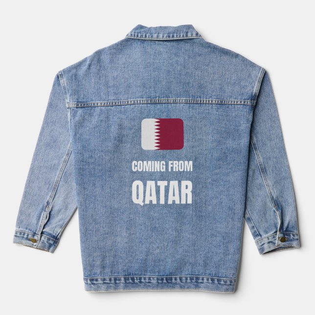 Chaqueta Vaquera Viniendo de Qatar (Reverso )