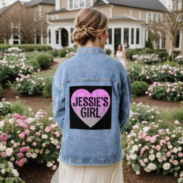 Chaqueta Vaquera VINTAGE, CHICA De JESSIE, Denim Jean Jacket