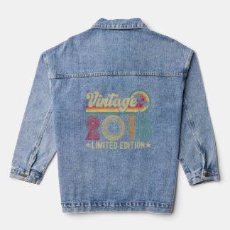 Chaqueta Vaquera Vintage de 4 años 2018 4º cumpleaños