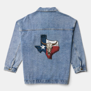 Chaqueta Vaquera Vintage Estado de la Estrella Solitaria