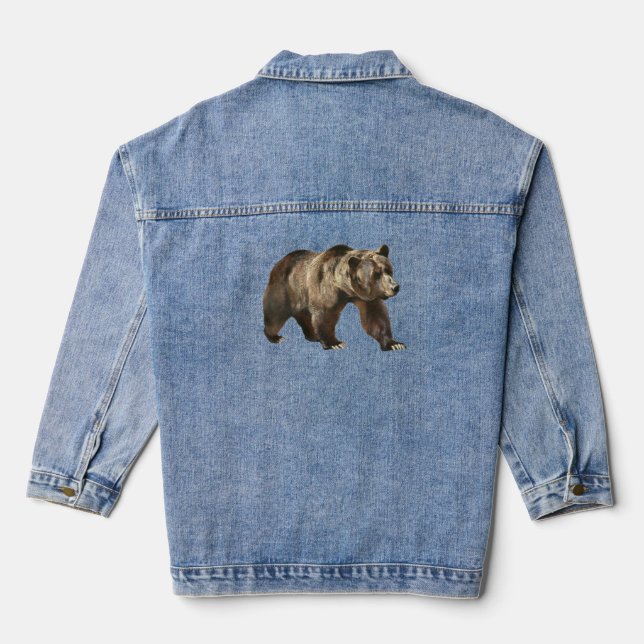 Chaqueta Vaquera Vintage Grizzly Bear Denim Jacket (Reverso )