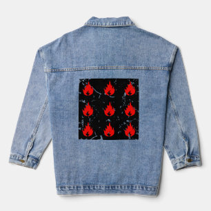 Chaqueta Vaquera Vintage inflamable