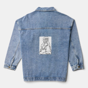 Chaqueta Vaquera Vintage Inspirado en Mecánica – Fuerte y Elegante
