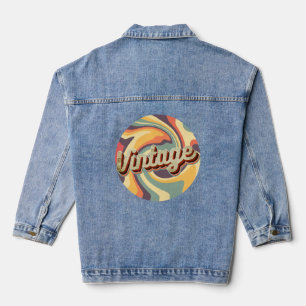 CHAQUETA VAQUERA VINTAGE RETRO EN TIRADA COLORIDA 