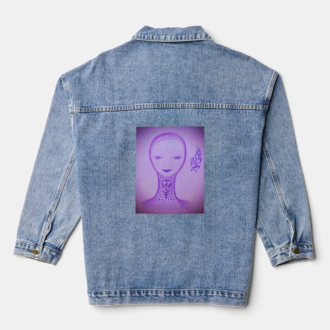 Chaqueta Vaquera Violeta (Reverso )