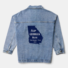 Chaqueta Vaquera Voltear Georgia Blue en 2024