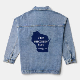 Chaqueta Vaquera Voltear Wisconsin Blue en 2024