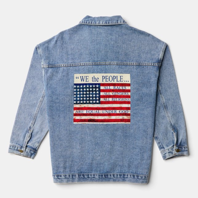 CHAQUETA VAQUERA WE THE PEOPLE  (Reverso )