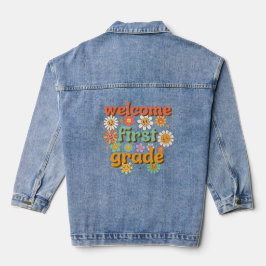 CHAQUETA VAQUERA WELCOME FIRST GRADE FIRST DAY OF SCHOOL BACK