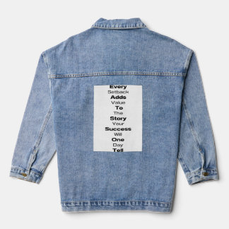 Chaqueta Vaquera White de las mujeres citado #9