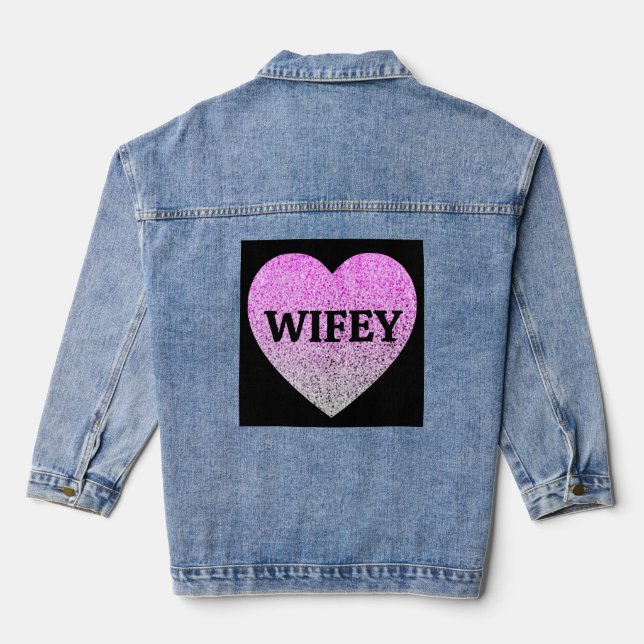Chaqueta Vaquera WIFEY BRIDE WIFE Denim Jacket (Reverso )