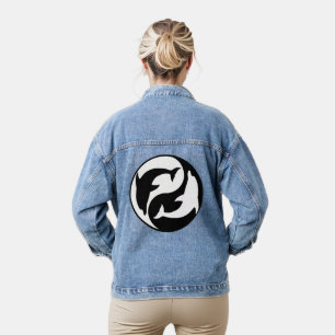 Chaqueta Vaquera Yin Yang Dauphins